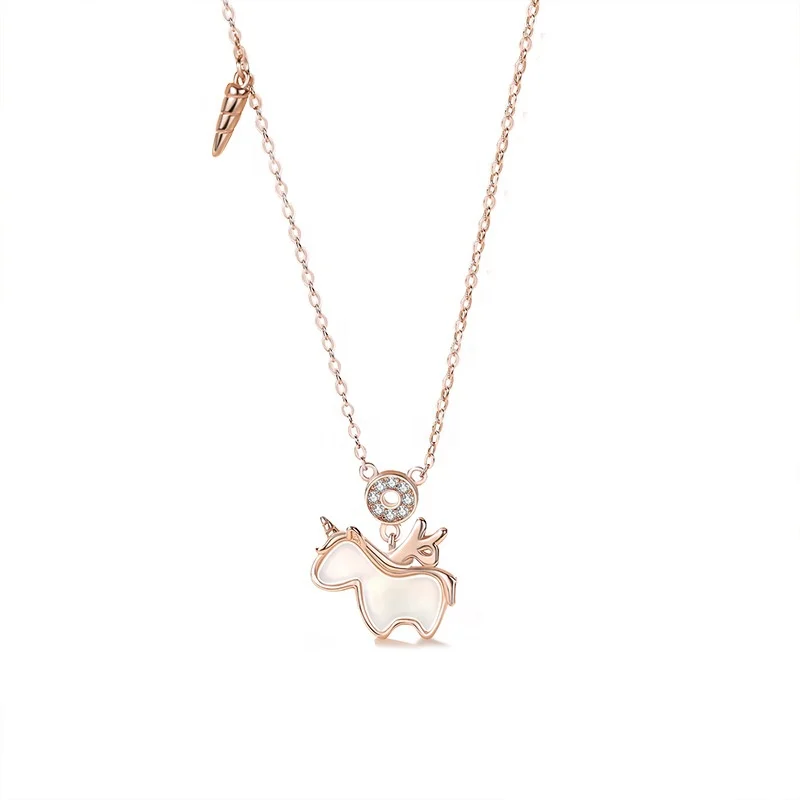 【STONEHENgE】UNICORN〜14K Rose Gold Necklace P1851〜韓国発 V-174112805_0_565.jpg?pristine