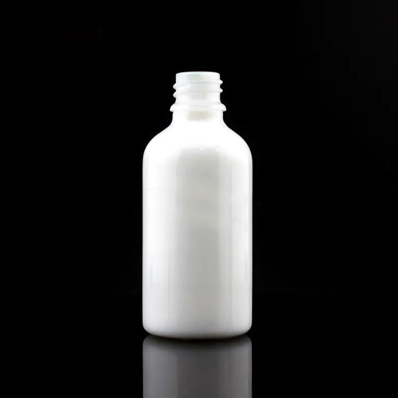 Luxury 5ml 10ml 15ml 20ml 30ml 50ml 100ml White Porcelain Ceramic Glass Dropper Bottle With Gold Cap