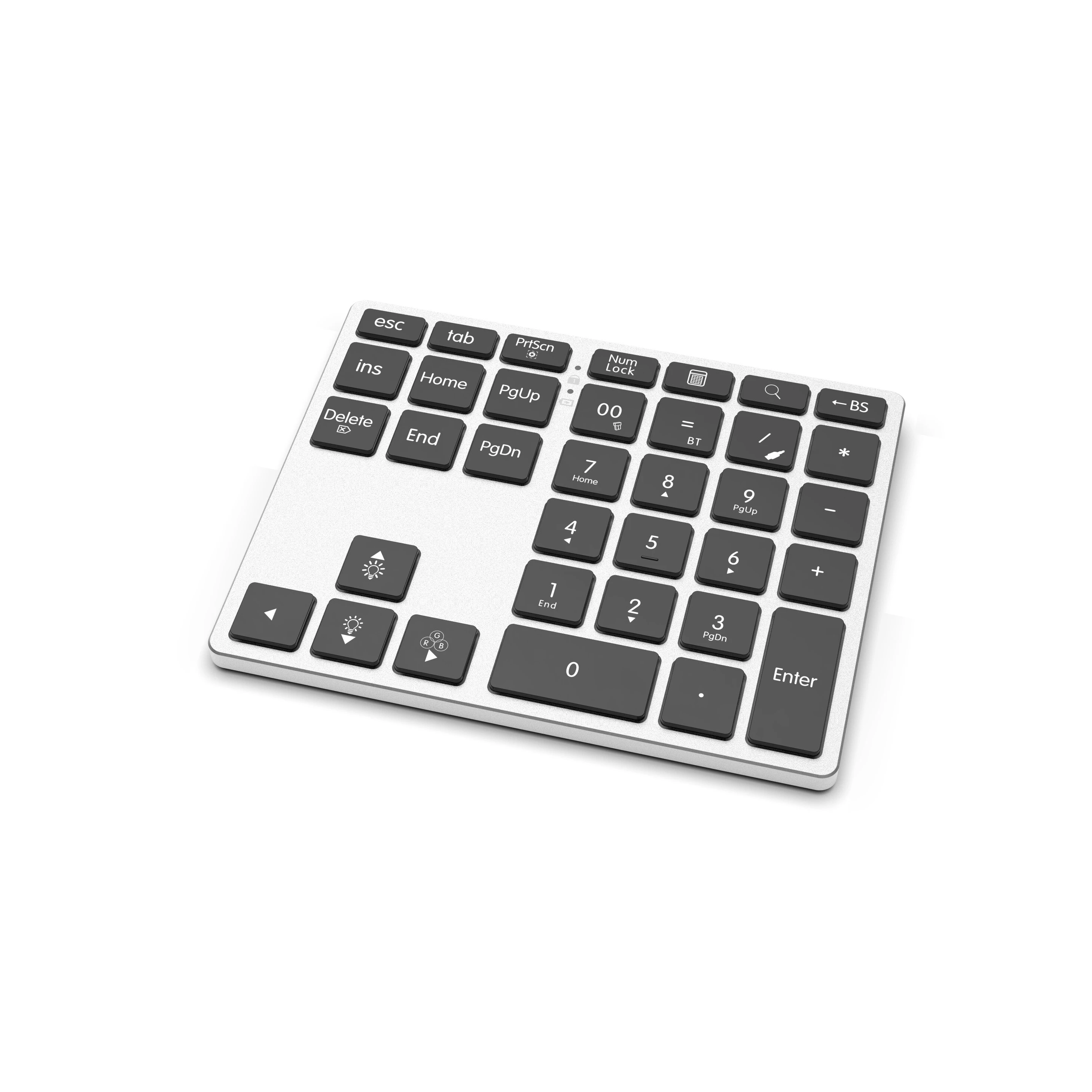 35-Key External Data Input Mini Wireless BT Keyboard for Tablet & Laptop Touchpad Feature Digital Keypad Switches