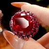 Red corundum ring