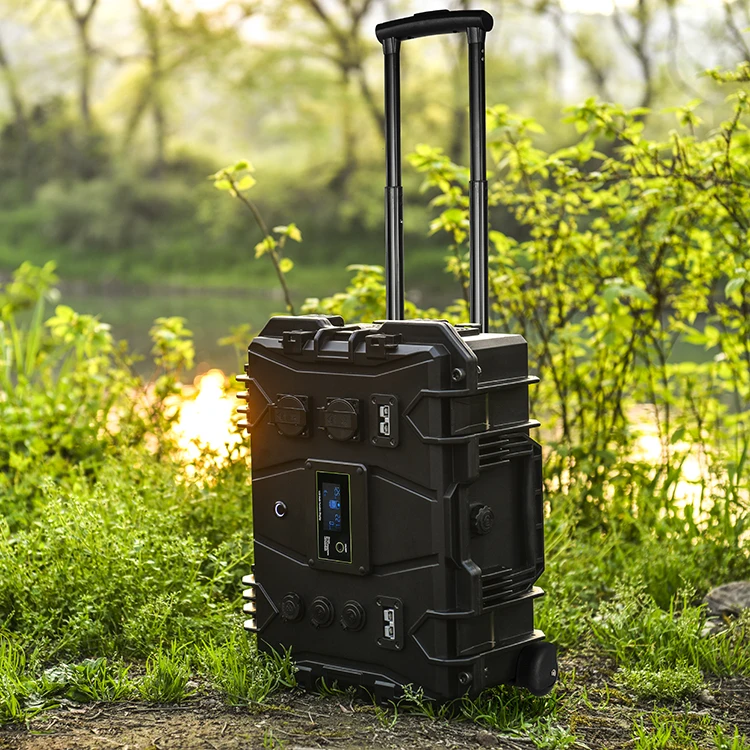 Glary Outdoor Portable Lithium Battery Power Case Hard Plastic Battery Case Multifunctional