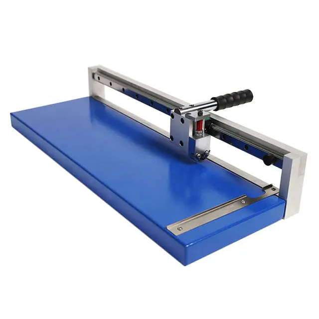 Manual Cardboard V Grooving Machine Use to Make Box Sample