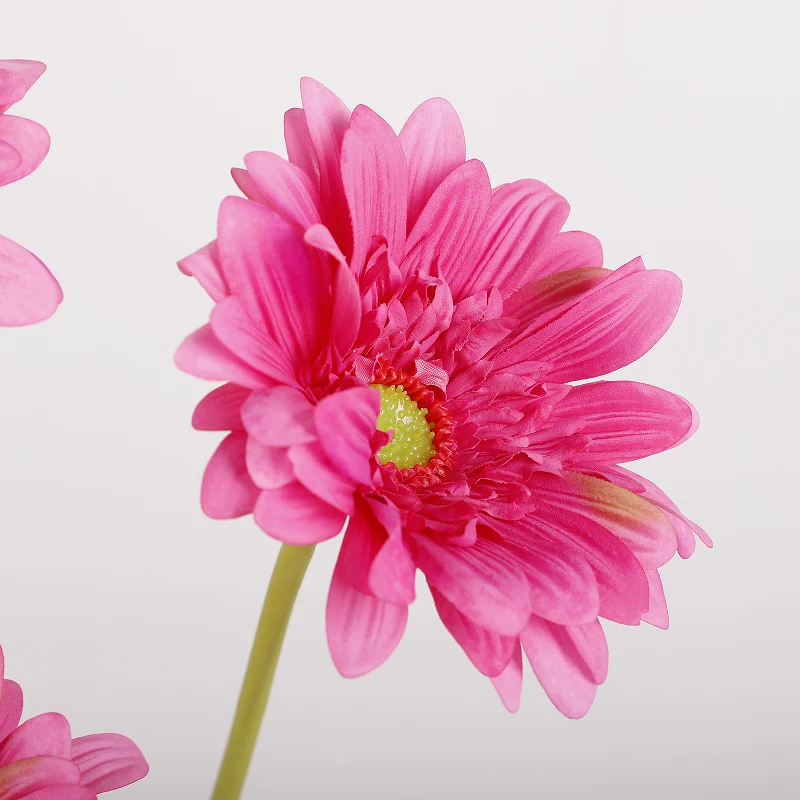 Artificial Single Head Gerbera Flower Branch for Wedding Decoration  Real Touch Moisturizing Artificial Chrysanthemum Flower