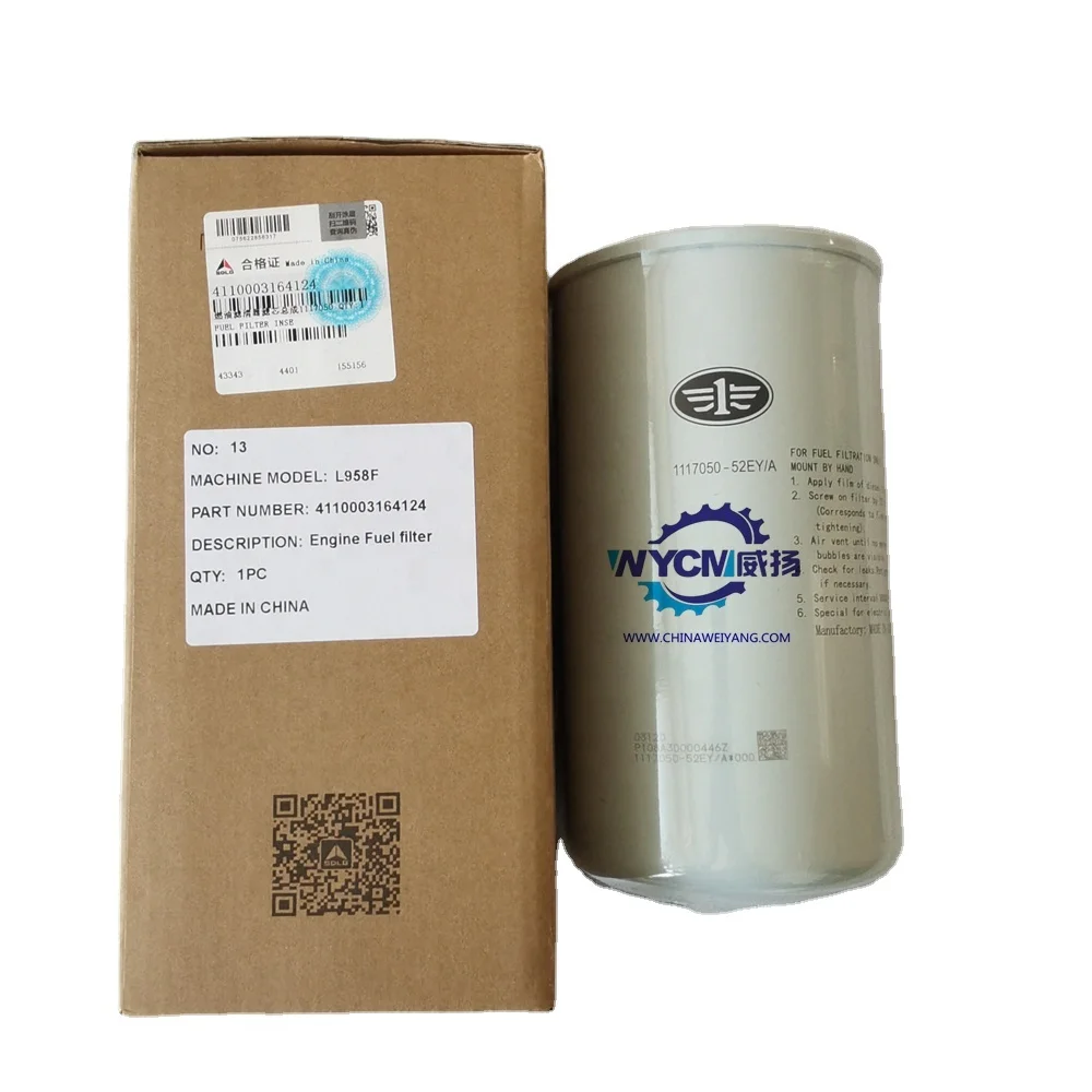 S D L G Parts 4110003164124 Fuel Filter for L958F Wheel Loader