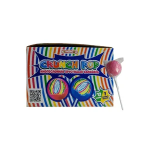 30g Douyin Licking Candy for Children's Day Multi-Layer Sour Mint Flavored Gummy Lollipops Boxed Halal Certified Snacks Ball