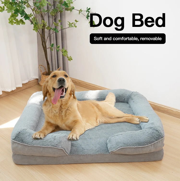 Manufacturer Wholesale Detachable Large Dog Bed Orthopedic - Buy Large 