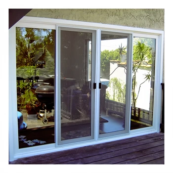 Aluminium Profile Sliding Wardrobe Doors for Garden Interior Garage Villa-Folding Screen Feature for Gazebo Slide