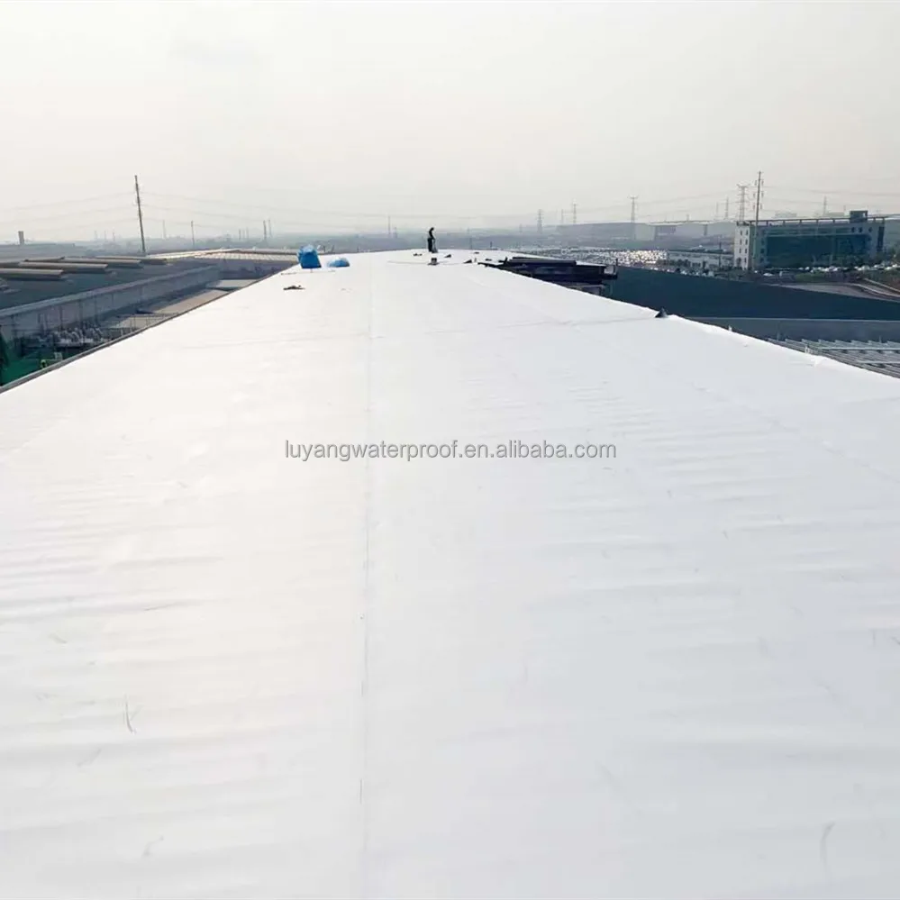 60 Mil Tpo Waterproofing Membrane Mechanically Fastened Roofing Systems 