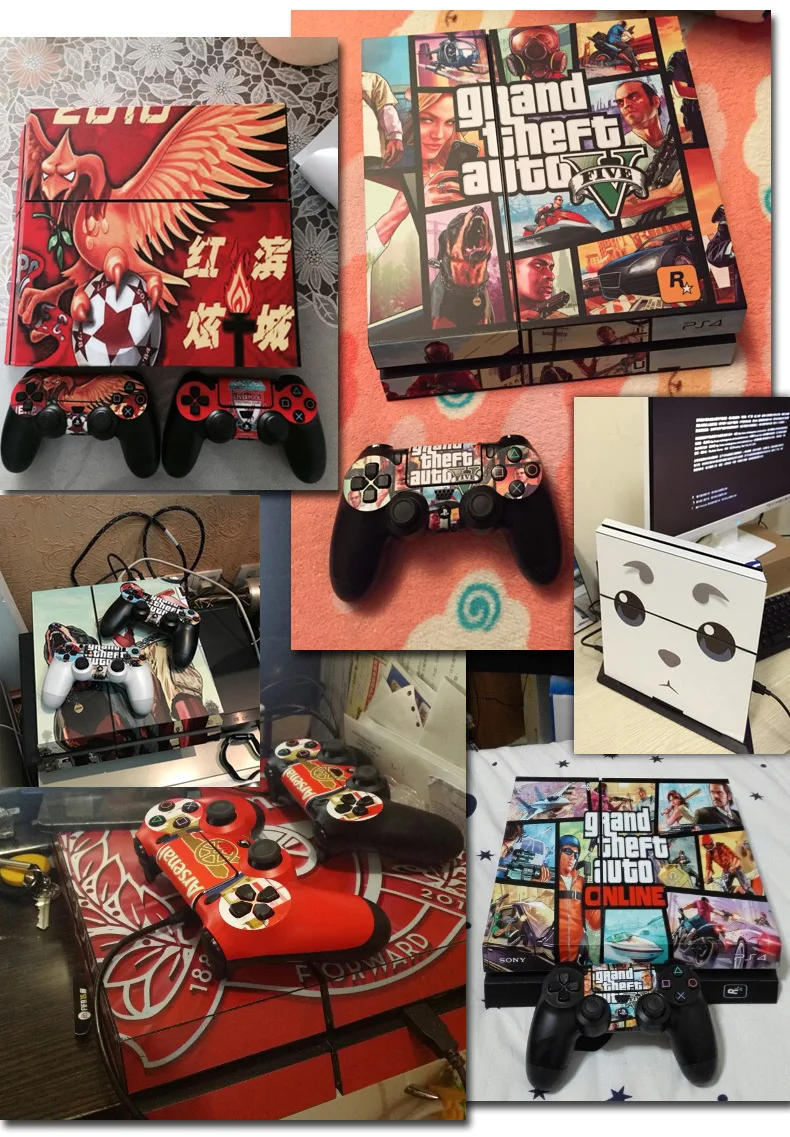 Arsenal PS4 Console and 2 Controller Skins