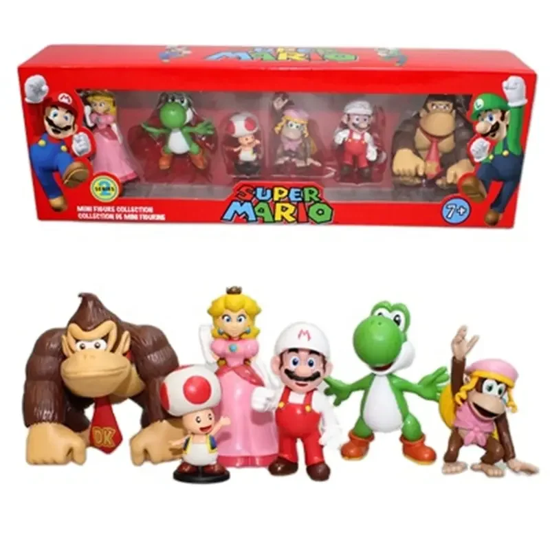 MBSミニフィギュアマリオホット販売スーパーマリオPVCアクション
