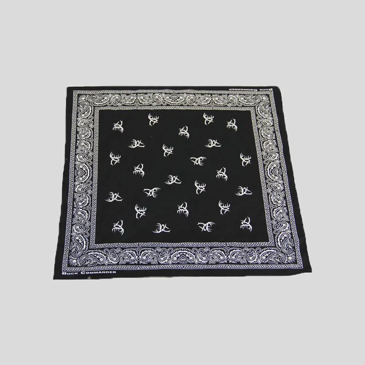 Hot Selling square cotton bandana scarf with oem design