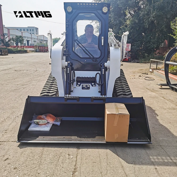 LTMG Crawler Skid Steer Loader diesel 45KW 55 KW 75HP 700KG 850KG  Mini Skid Steer Loader Carregador with Quick Hitch