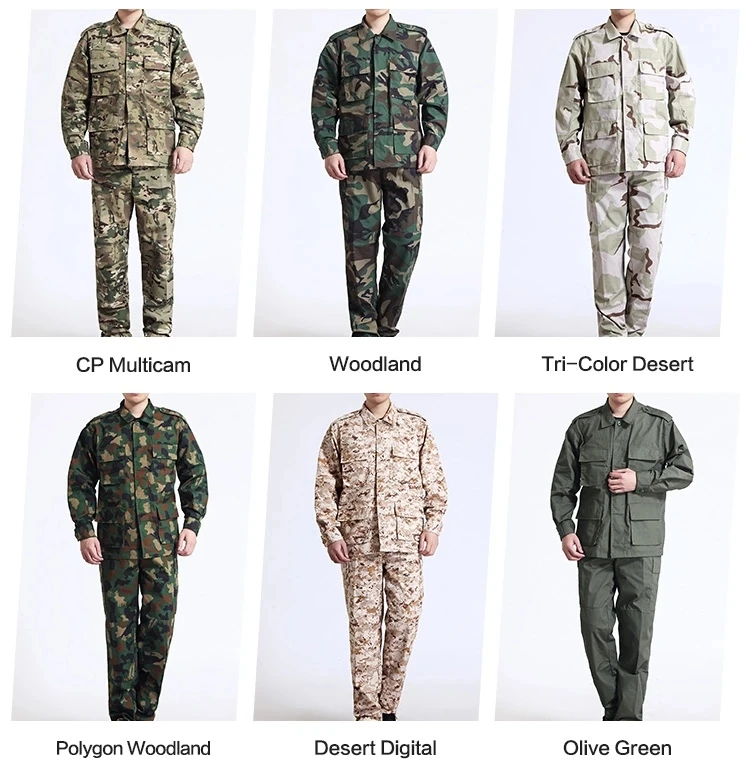 Wholesale Bdu Combat Uniform Multilateral Jungle Field Dress Uniforms 