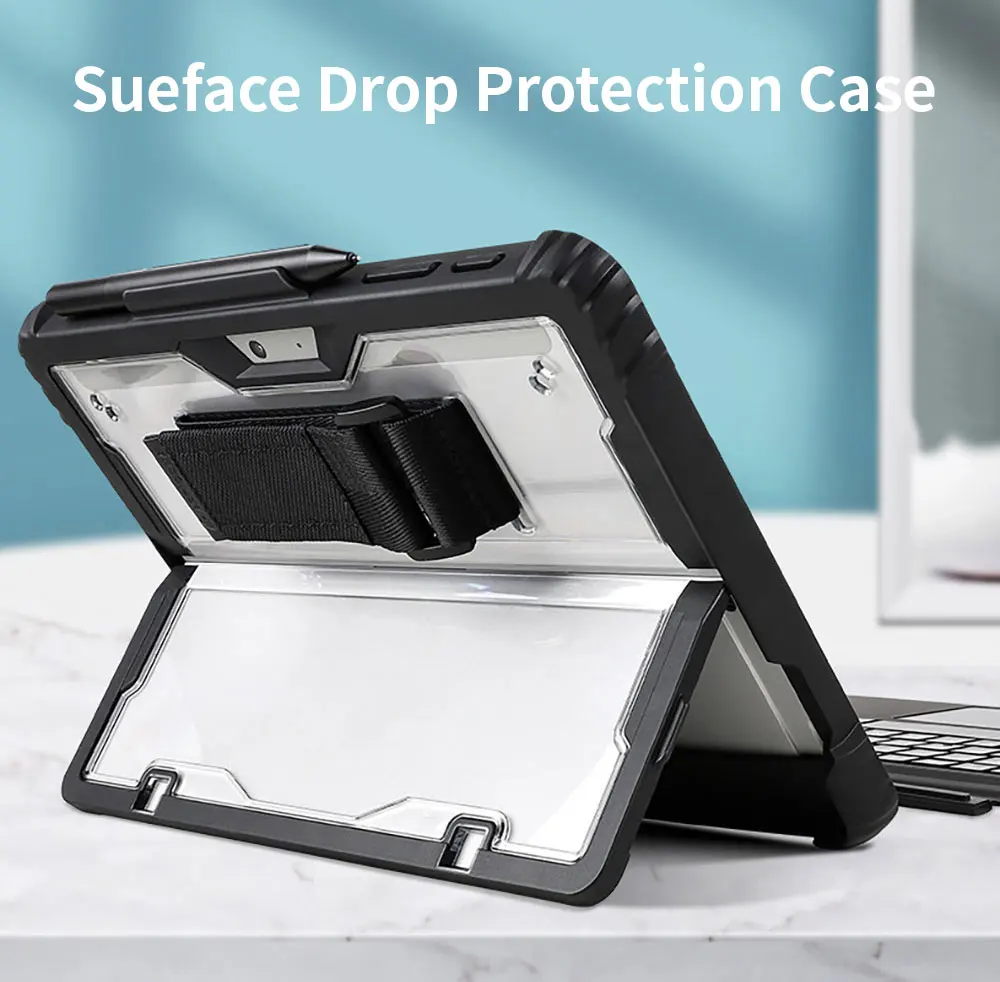 Anti Drop Clear Case For Microsoft Surface Pro 9 8 7 6 5 4 3 2 1 Go Transparent Cases 10.5 Back Protective Pbk150 Laudtec supplier