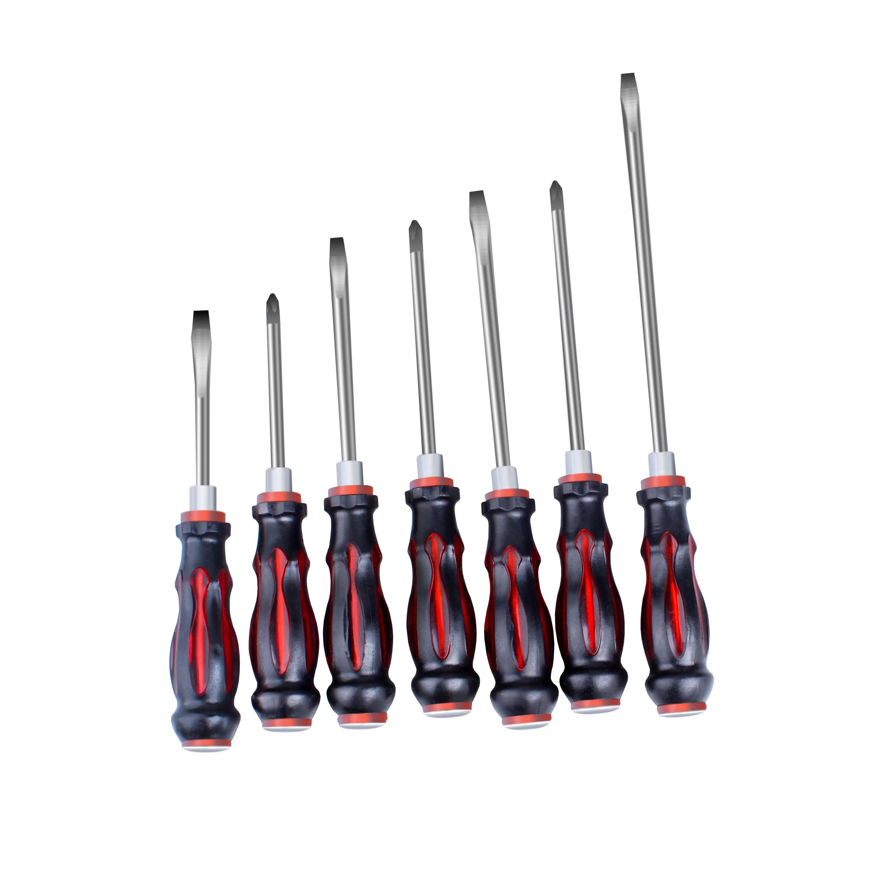 Multifunction Professional Hand Screw Driver Tools Crv Pozi Torx Screwdriver Set With Tpr Handle