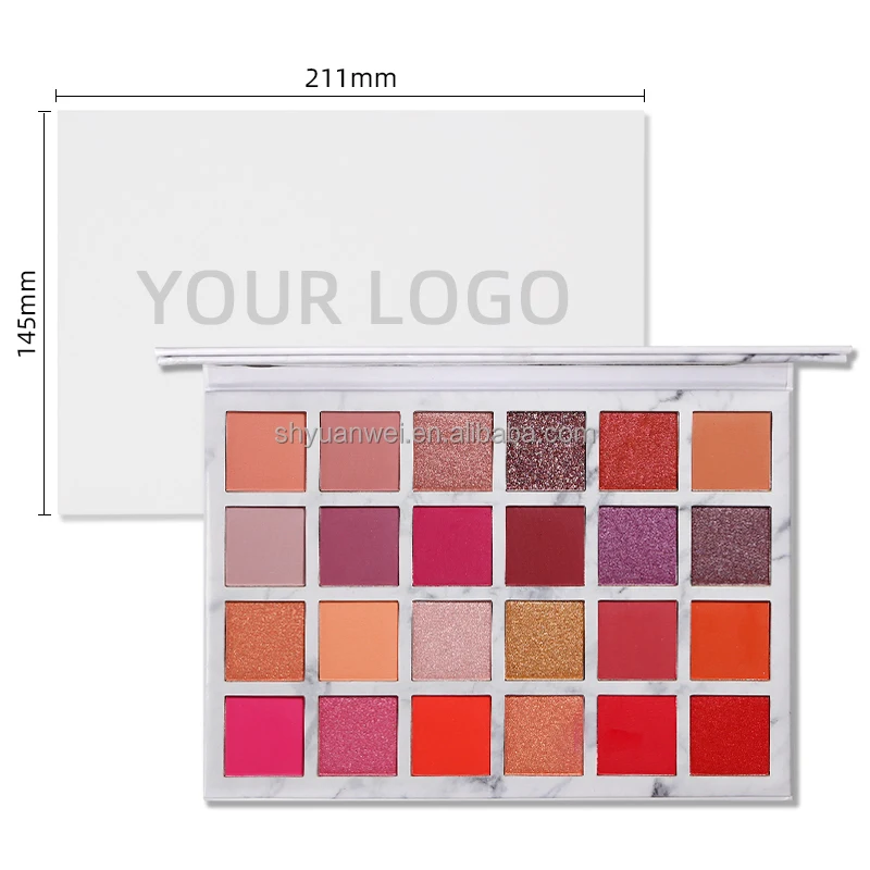 Палитра теней для век e301, многоцветные блестящие матовые тени для век с высоким пигментом, 24 цвета, индивидуальный логотип
