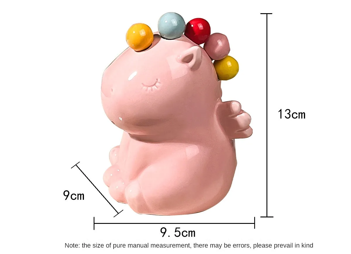 Nordic Style Unicorn Fruit Fork Storage Dinnerware Jar