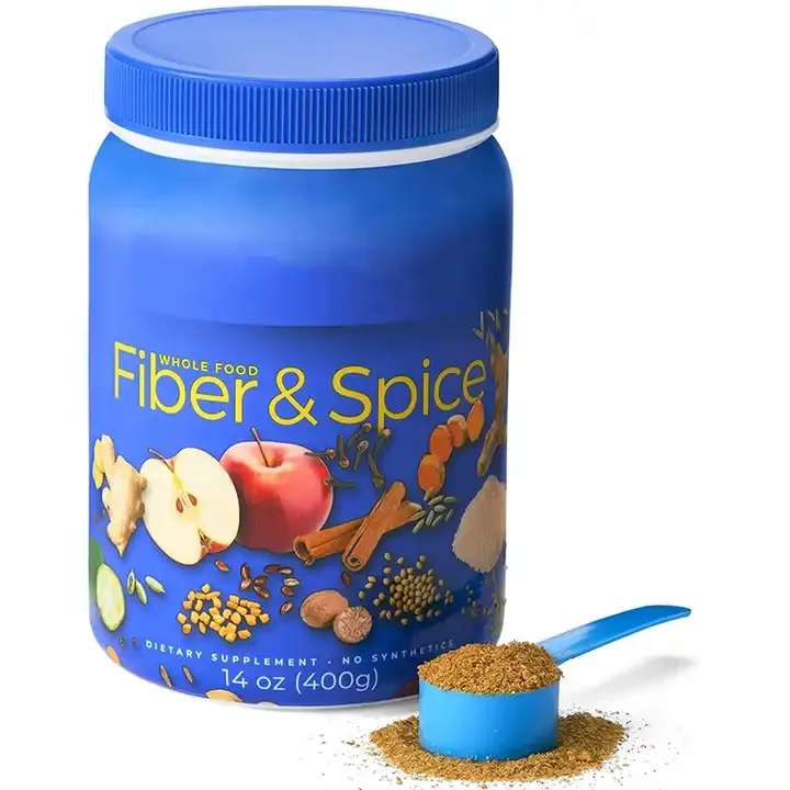 Fiber and Spice Supplement Fiber & Spice Supports Colon Cleanse Gut Health Constipation Relief and Digestion