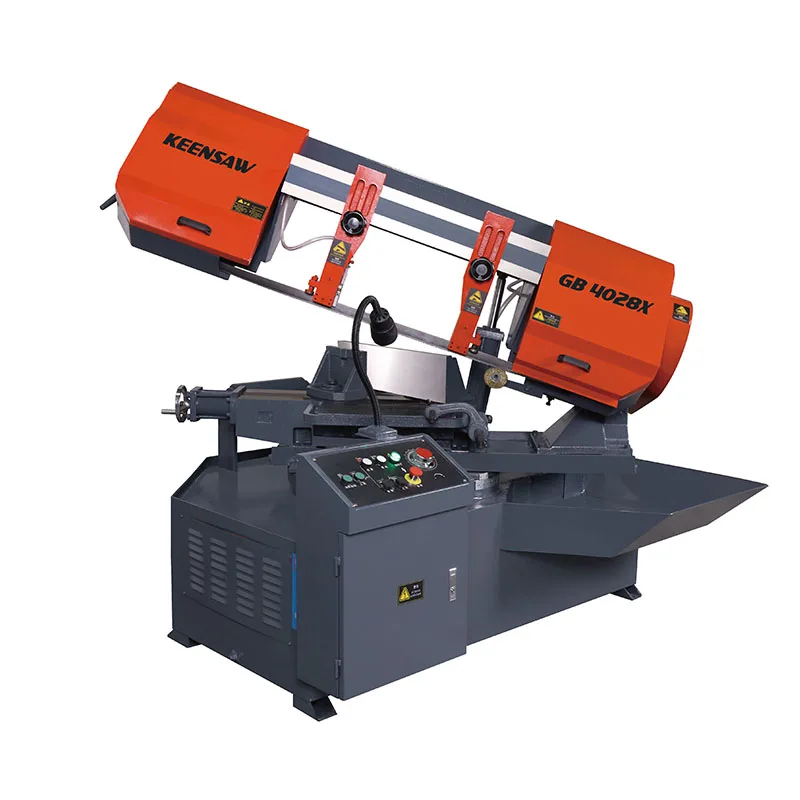 Horizontal 45 Degree Rotary Angle Metal Cutting Band Saw Machine for Steel Cutting