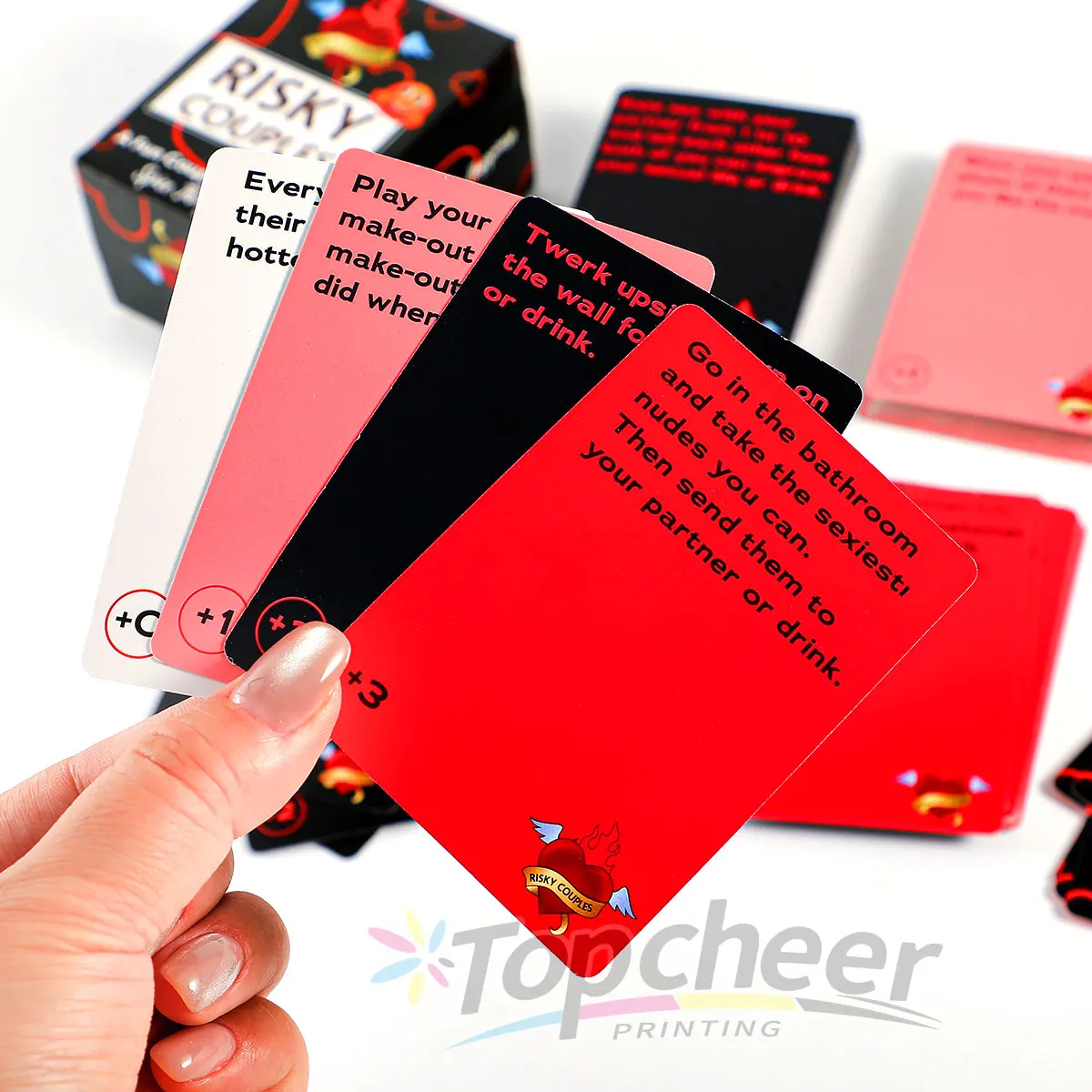 Personalized Custom Printing Adult Couple Card Games Japanese Cartoon Nude Sexy Girl Playing Cards