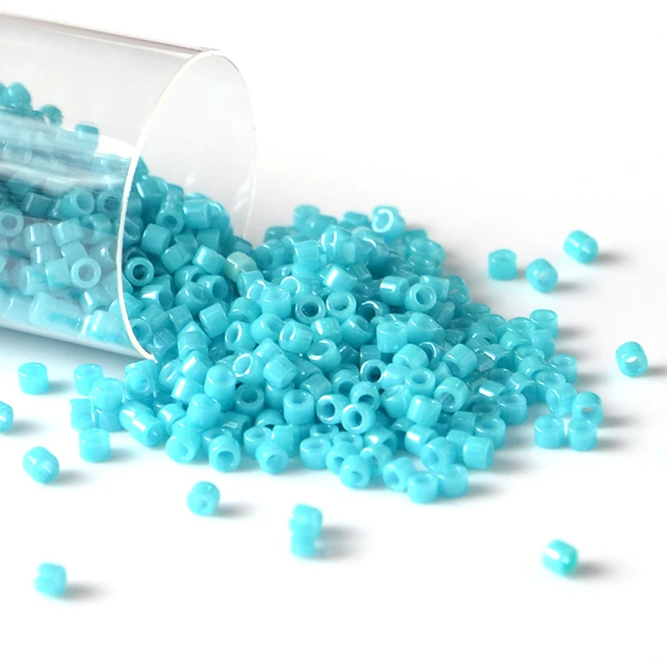 Miyuki Delica 11/0 Cobalt Blue AB Glass Beads – 50g Bag Of Precision Japanese Seed Beads - View #4