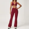 2044 Bra 2030-2 Flare Panties - Cherry Red
