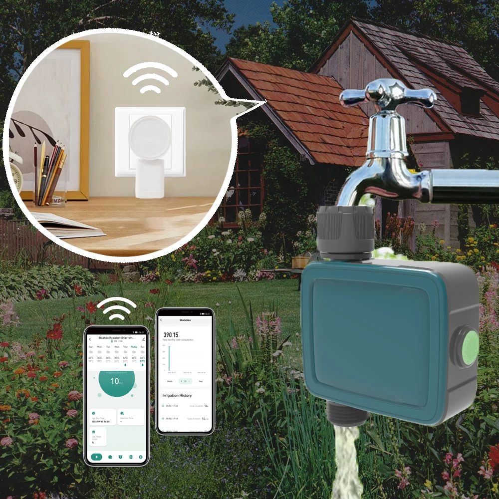 Automatic Drip Irrigation System Watering Drip Kit Garden Timer 15 ...