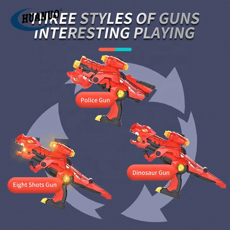 キッズホット販売3in1変形射撃銃おもちゃドラゴン戦士ゲーム