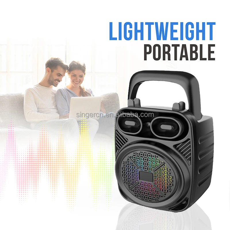 ZQS1496 Mini Bluetooth Speaker - Rechargeable Wireless FM Radio