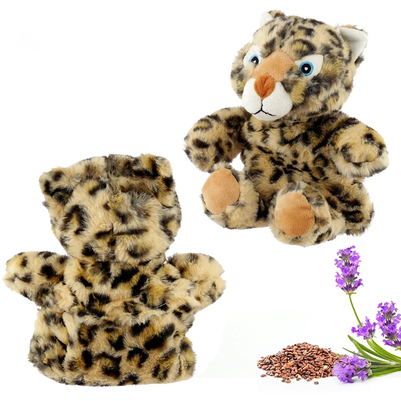 custom plush toy period pain heating pad stuffed animal shaped microwavable wheat bag heat pack