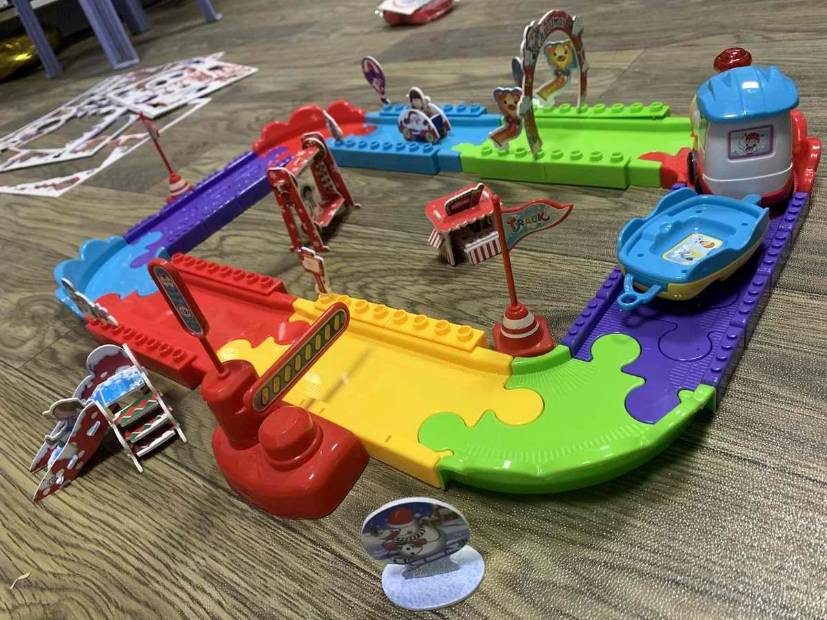 2021 Рождественский поезд, игрушечная железная дорога, детский парк аттракционов, Трековый поезд для продажи