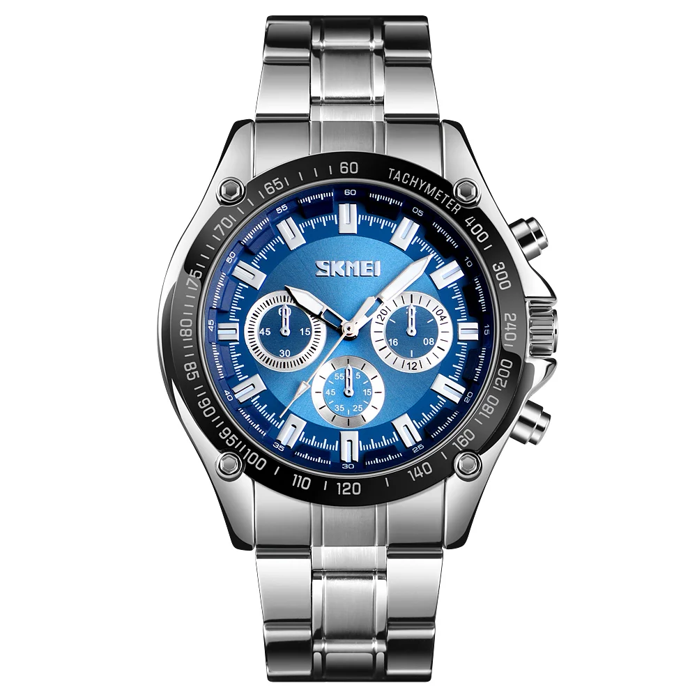 Decorative Design Small Dial Sports Watch Skmei 1366 Relogio Masculino Relojes Steel Men Wrist Luxury Watches