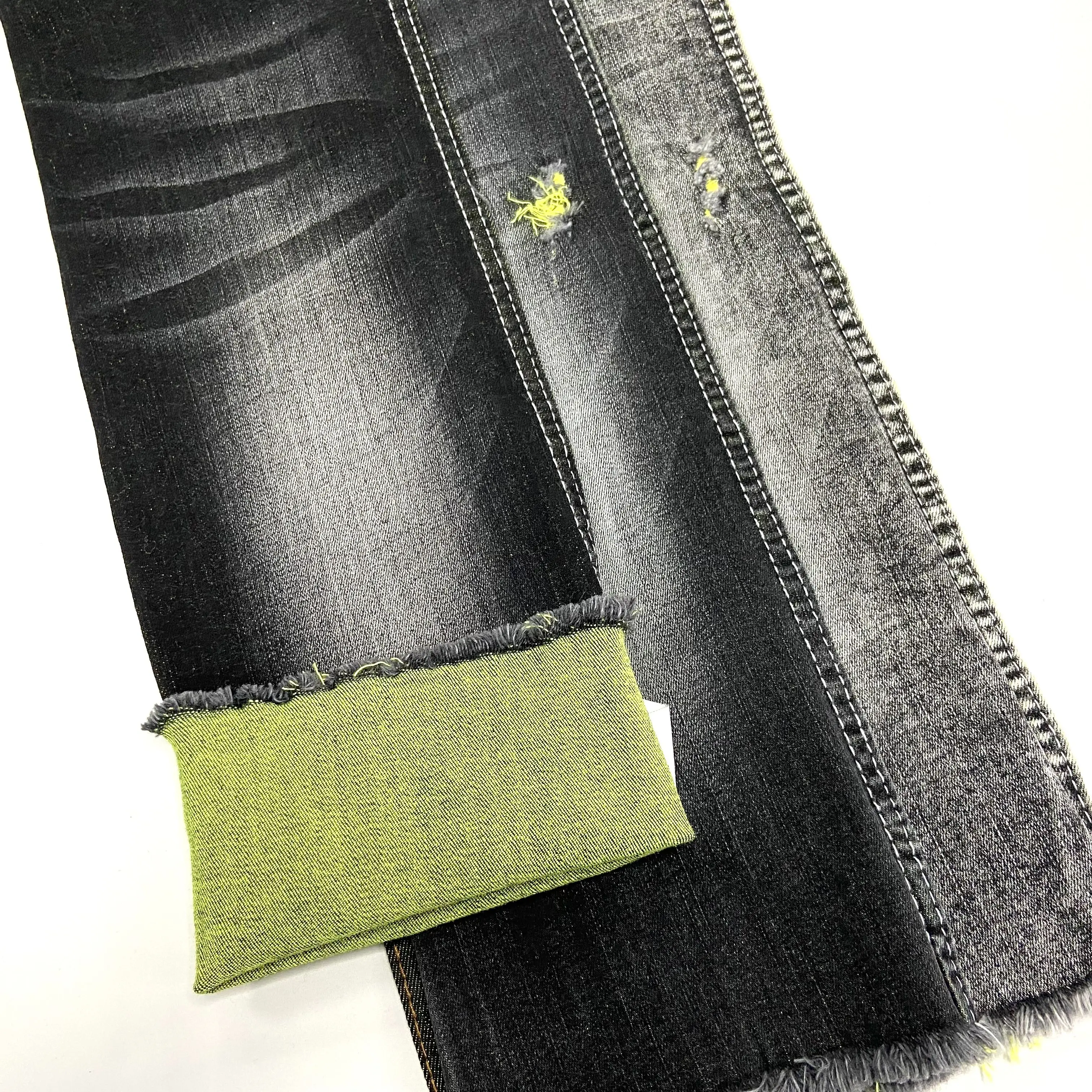 Way Stretch Dualfx Denim Fabric Textile Raw Material oz Cotton
