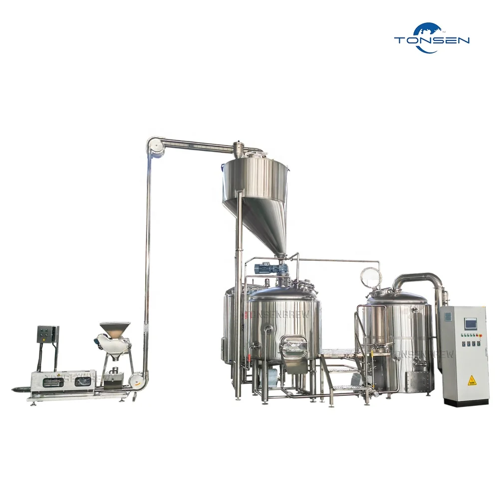 Factory-Sold Tonsen Beer Brewing Equipment/Wine Making Machine/Plant Core Components Fermentation Tank Pressure 5000L 2000L