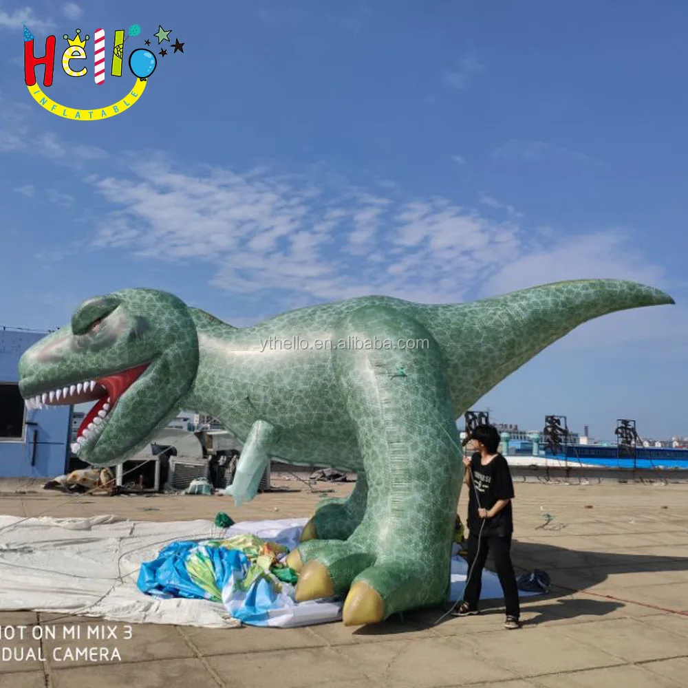 Commercial T-rex Dinosaur Park Theme Used Inflatable Tyrannosaurus Rex ...