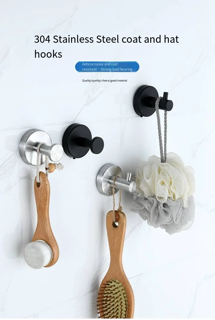 304 Stainless Steel Brushed Coat novelty hooks Engineering coat Wall hanging coat novelty hooks Bathroom living Room details