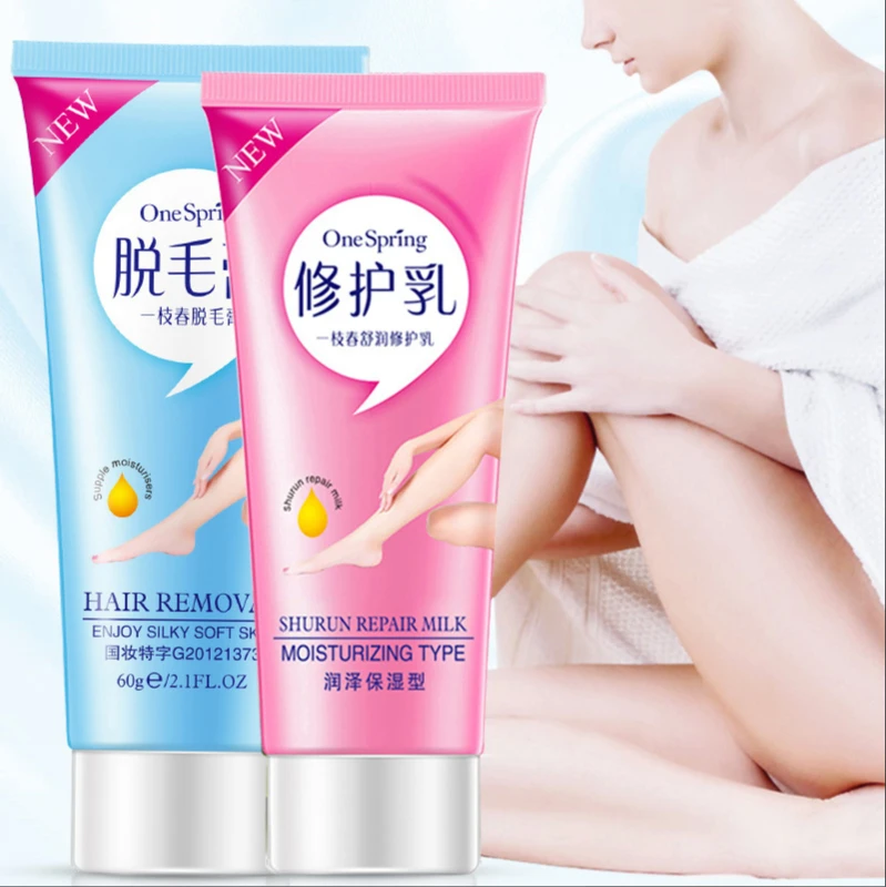 
ONE SPRING No Permanent Remove Hair Depilatory Creams Women Hair Removal Cream for Men 