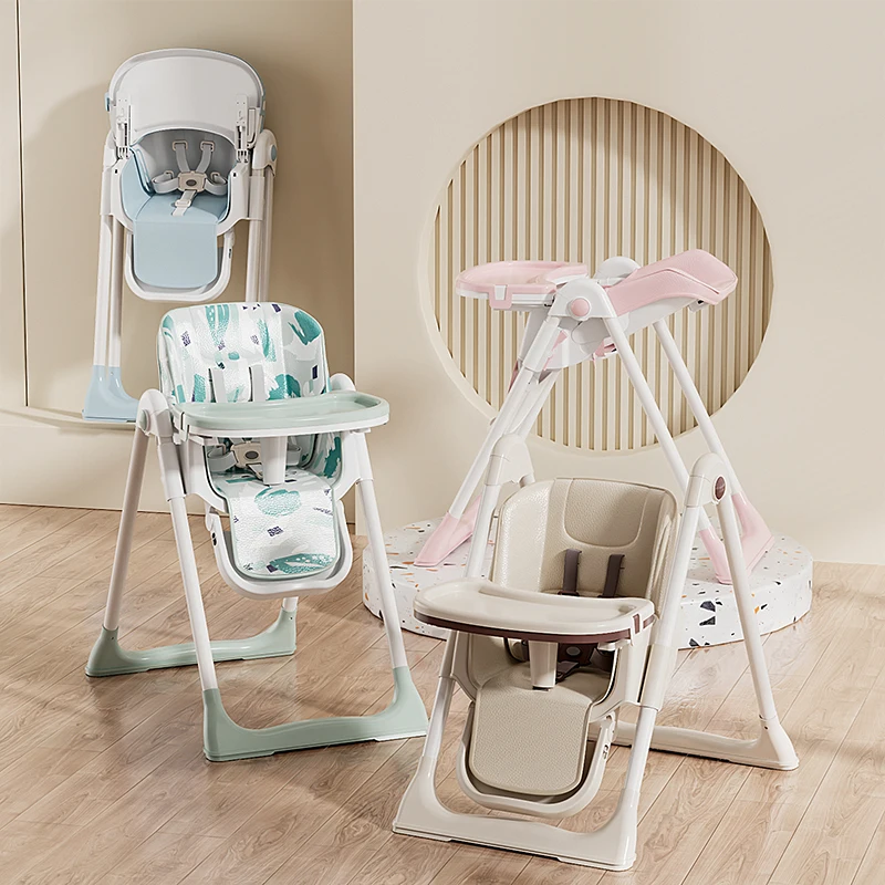 Multifunctional Baby High Chair Adjustable Baby Feeding Chair With Easy Foldable Design Portable and Compact High Chair for Baby
