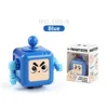 Robot de descompresión ojo grande azul-inglés en caja-43g