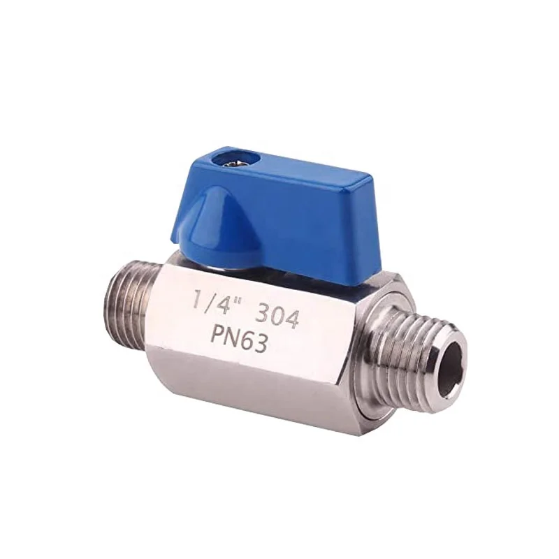 Ball Valve for Water  Oil and Gas Stainless Steel  Mini Fitting Ball Valve FF