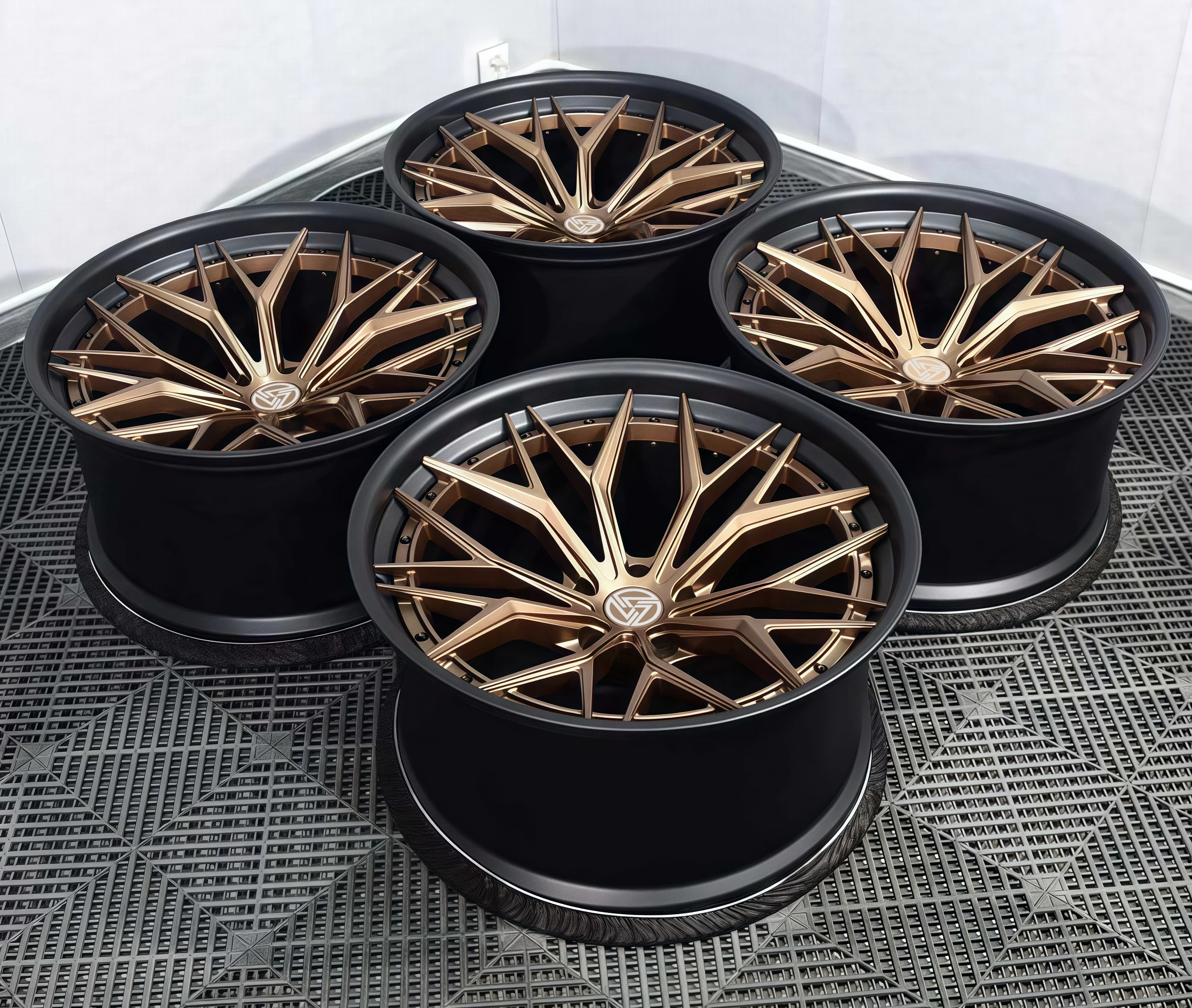 XINLAI Custom Deep Concave 2-piece 18 19 20 21 22 Inch 5x120 5x112 5x114.3 Forged Wheels for Jeep Ford F150 F250 F350 - Image 5