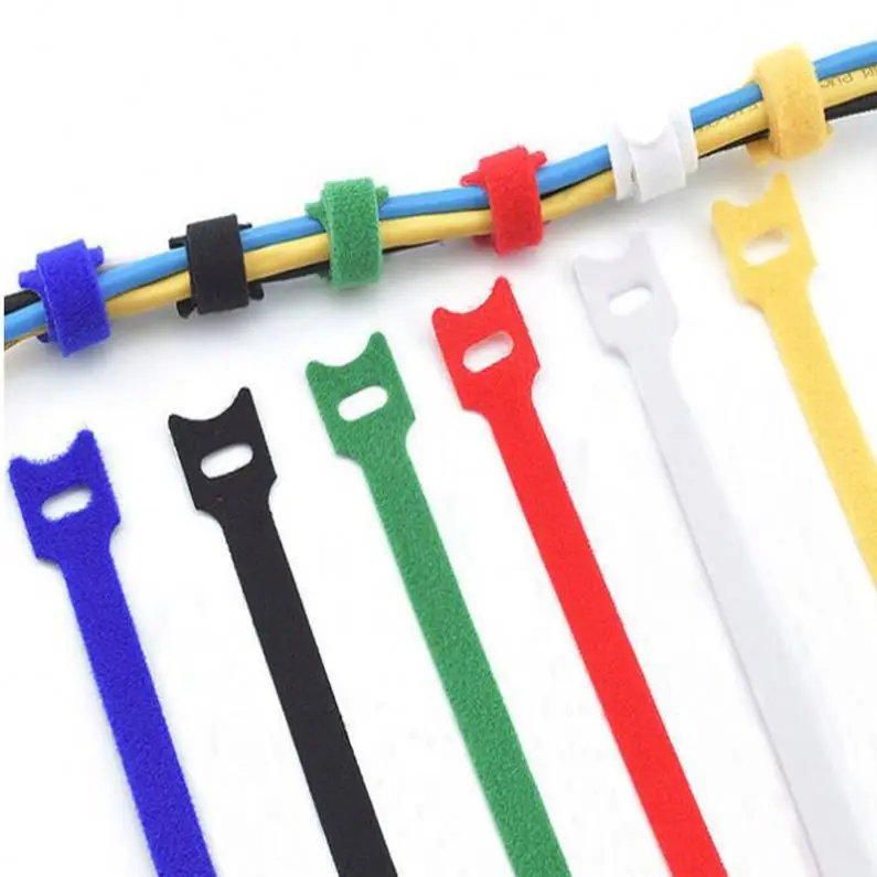 Cable Organizer HMROPE 60PCS Fastening Cable Ties Reusable, Premium 6 ...