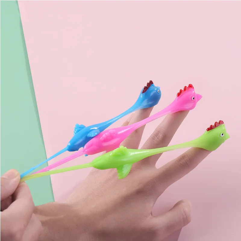 Горячая распродажа, летающая эластичная катапульта из индейки, мягкая эластичная куриная Рогатка, капсула, детские игрушки, мягкие игрушки