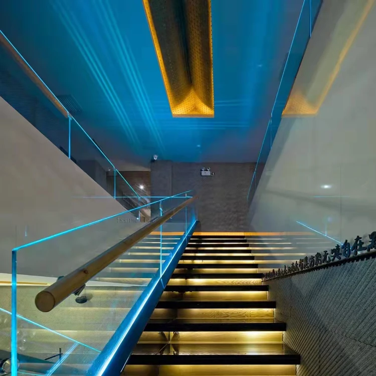 Frameless Balustrade Handrails Aluminum U Channel Glass Railing Base shoes Aluminum Deck Railing Glass Balconies Railing