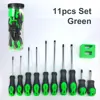 11pcs-Green