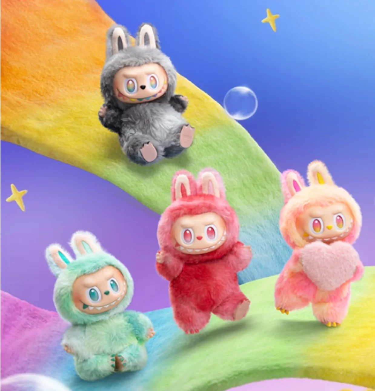 Labubu  V3, Random Style, Random Color PVC Material, Suitable for Boys and Girls Collection