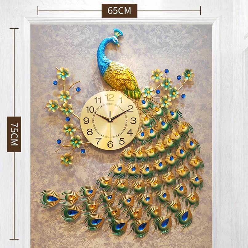 Round Digital Clock On Wall Peacock Clock Buy Wall Clock Luxury Peacock Wall Clock 3d Clocks Peacock Clock Wall Peacock Ck Decor Peacock Wall Clock Home Decor 3d Peacock Bathroom Decor Product On