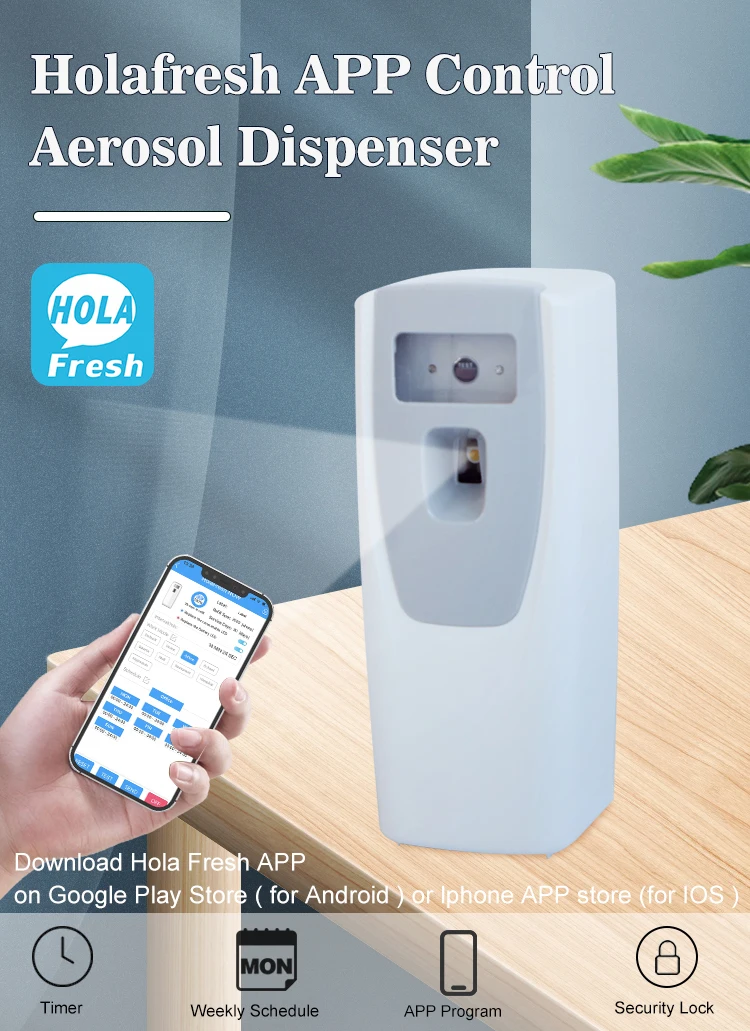 Factory Oem App Controlled Fragrance Air Freshener Dispenser Automatic