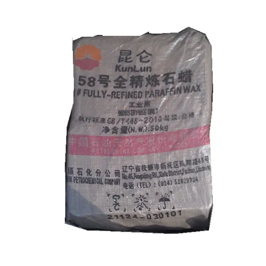 Food Grade Solid Fully Refined Paraffin Wax Bulk 58 Kunlun - China Wax,  Paraffin Wax
