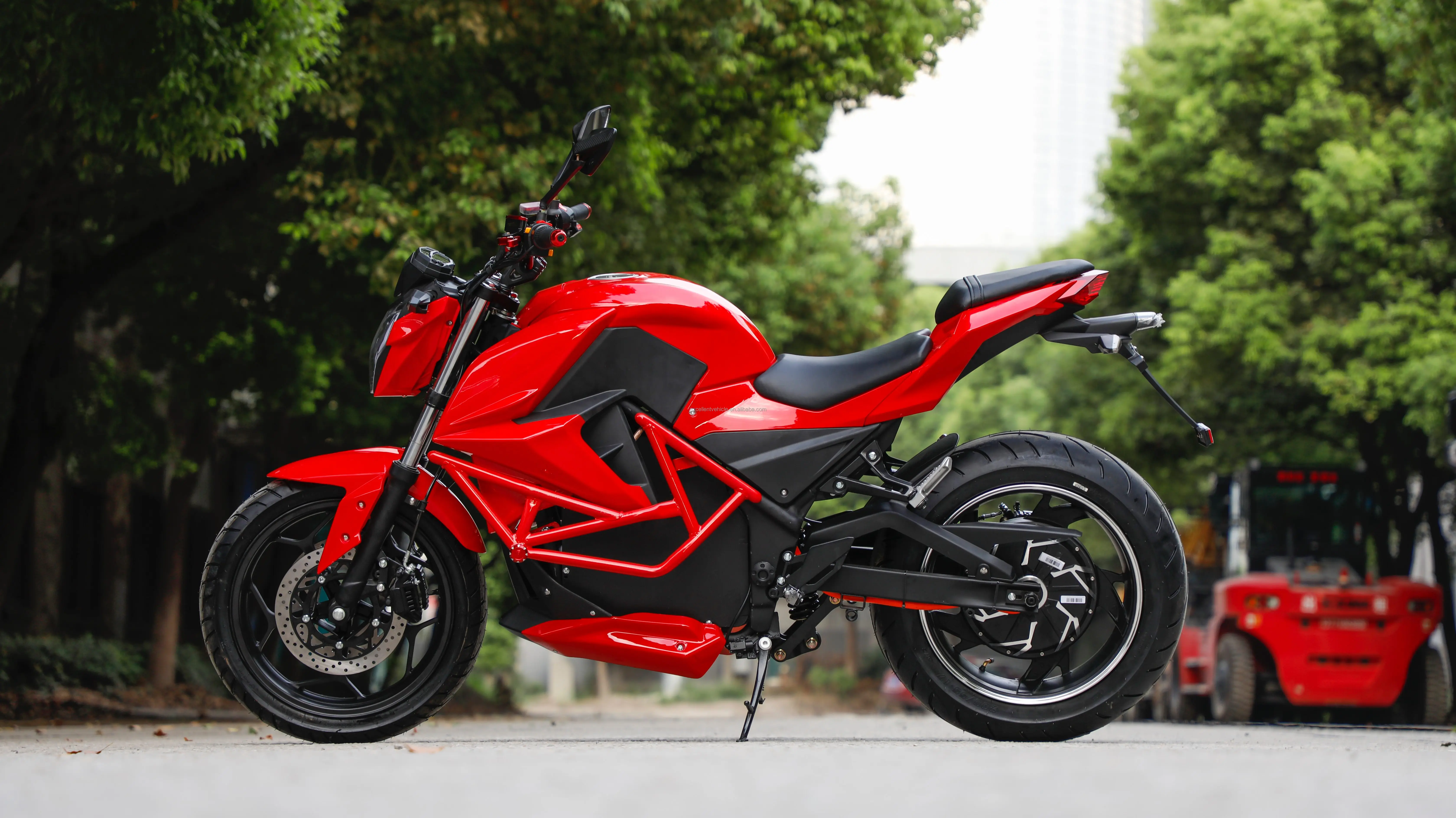 Low Price High Speed Long Range Electric Motorcycle Disc Brake 10000w